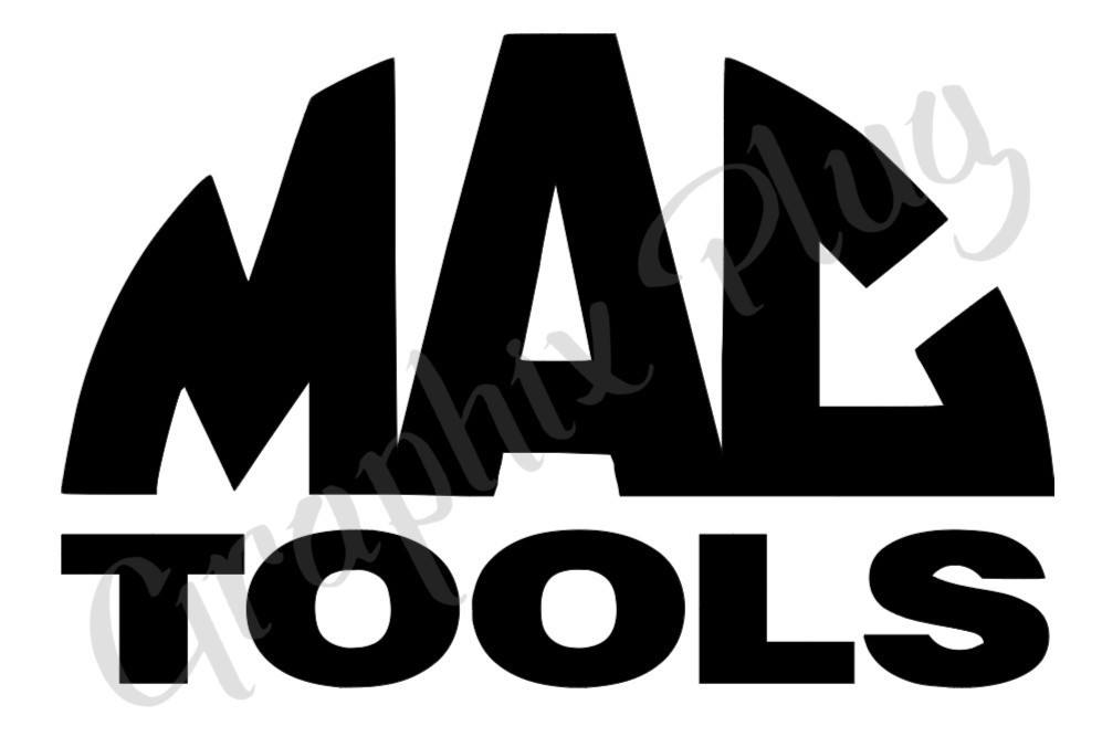 3" Mac Tools Decal Sticker Tool Box Logo Window Mechanic ASE Technician Ratchet