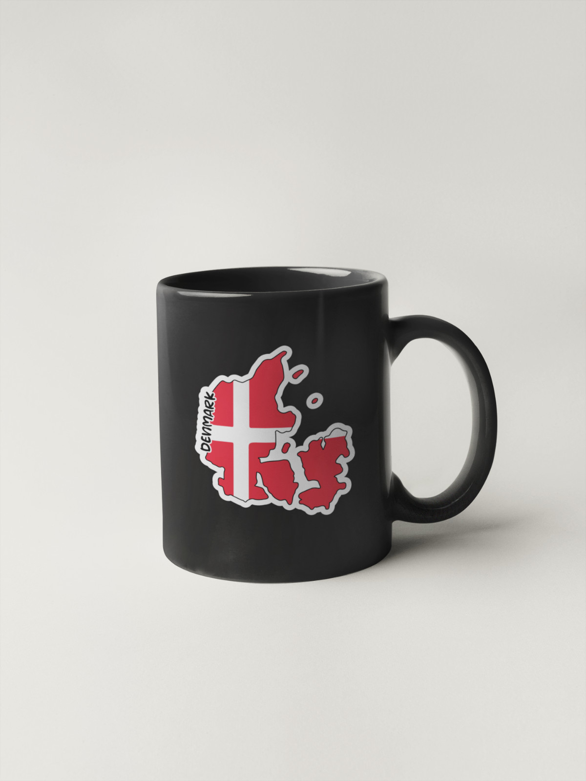 Denmark Map Flag Sticker Decal