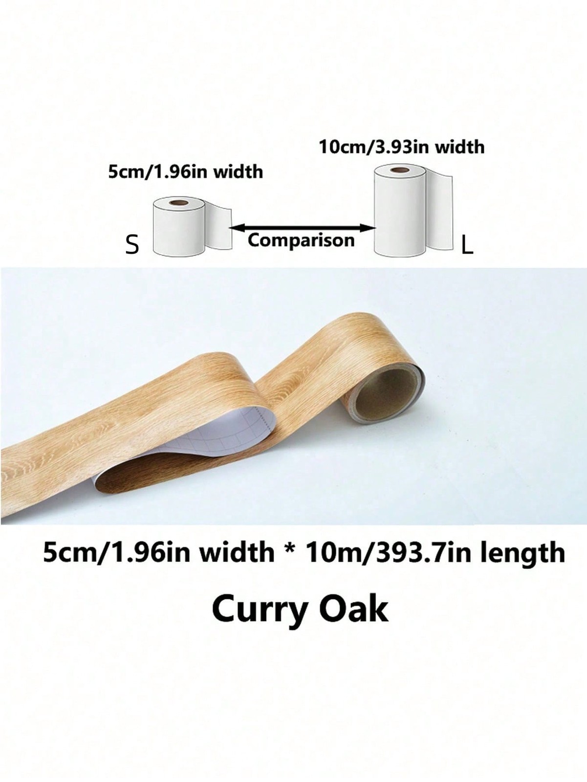 Brown Wood Grain Peel And Stick Contact Paper Roll S L Size