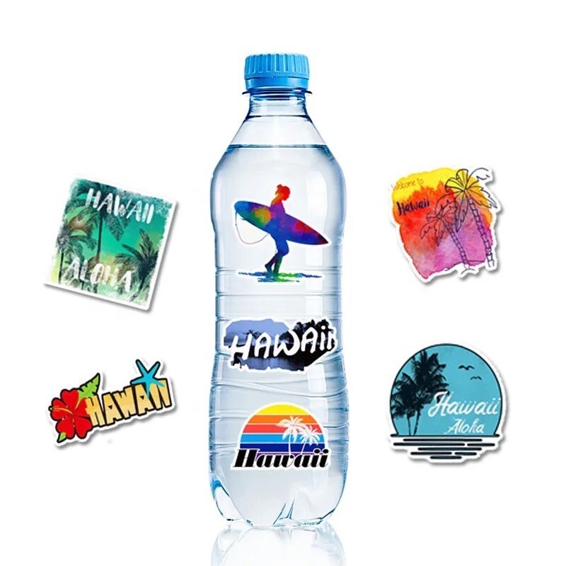 10 Random Hawaii Surfing Vacation Holiday Stickers Decals Hydro Free Shipping!