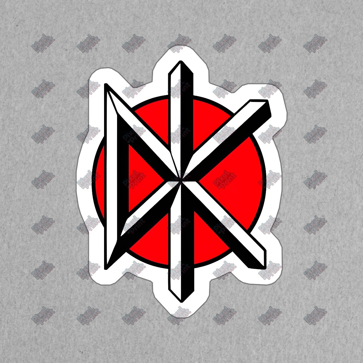 Bold DK Vinyl Sticker Decal Punk Rock Aesthetic, Laptop, Water #956010