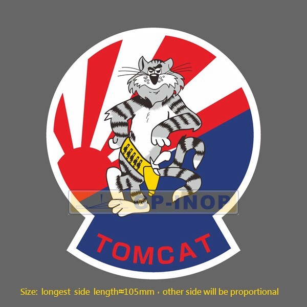 F-14 VF111 SUNDOWNERS TOMCAT Vinyl Sticker luggage laptop skateboard car Sticker