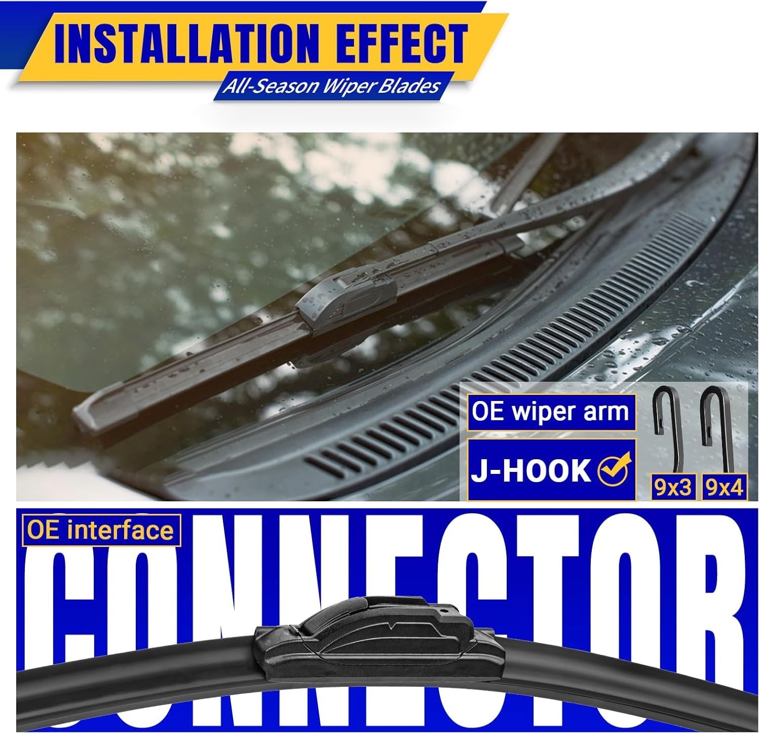 Windshield Wiper Blades 26 +24 +14 Set of 3 for Honda Pilot 2016-2022 2016-2021