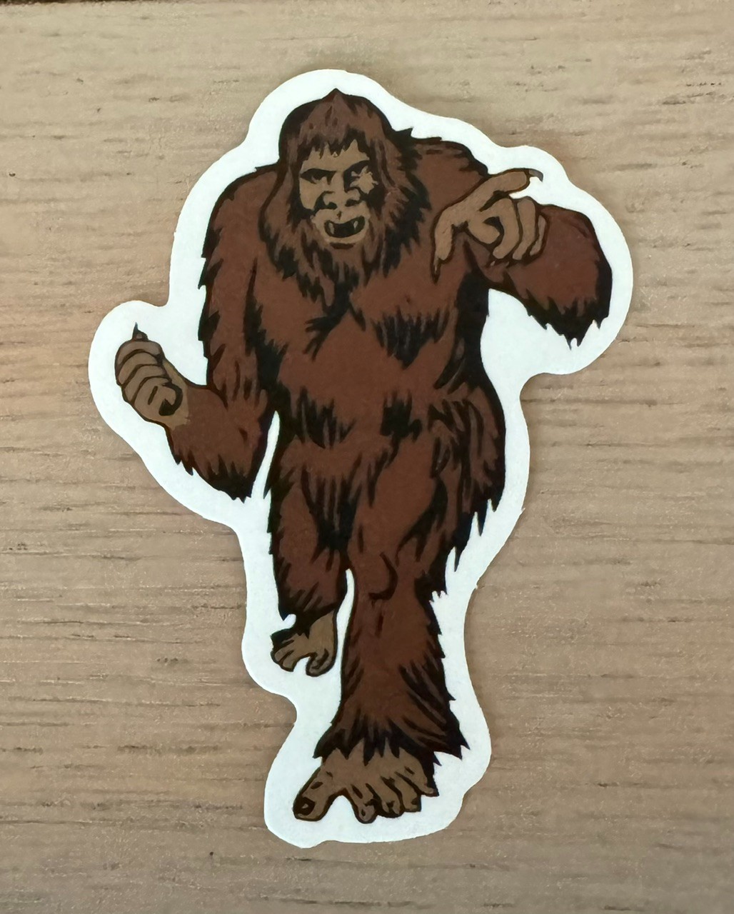 YETI BIGFOOT BELIEVE Stickers Car Bumper Window Laptop Brown Black/White (2)