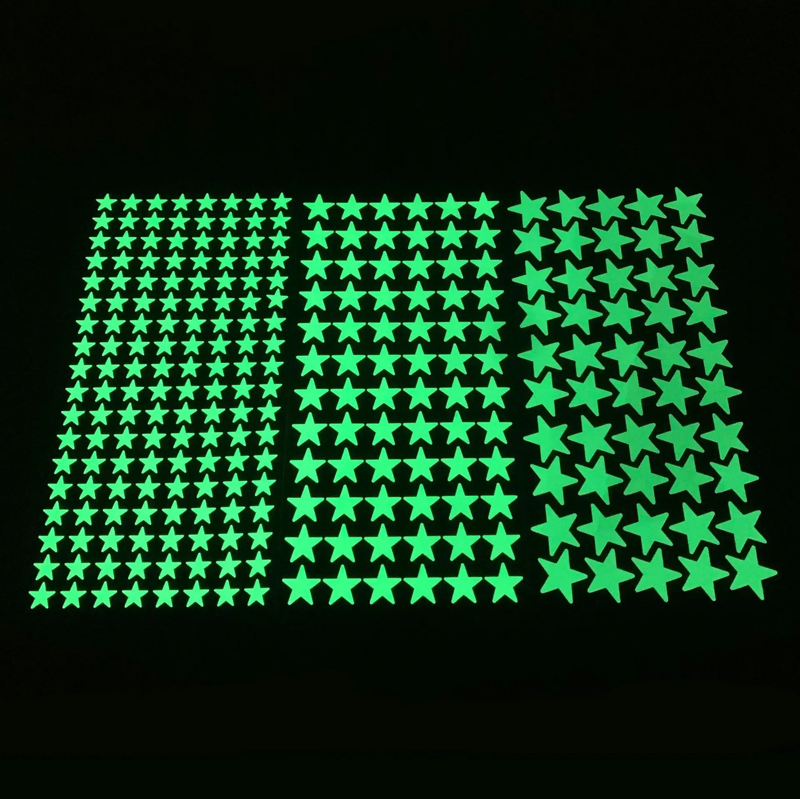 Luminous Wall Stickers for Kids Rooms Dots Stars Ceiling Wall Decals Glowing Sti