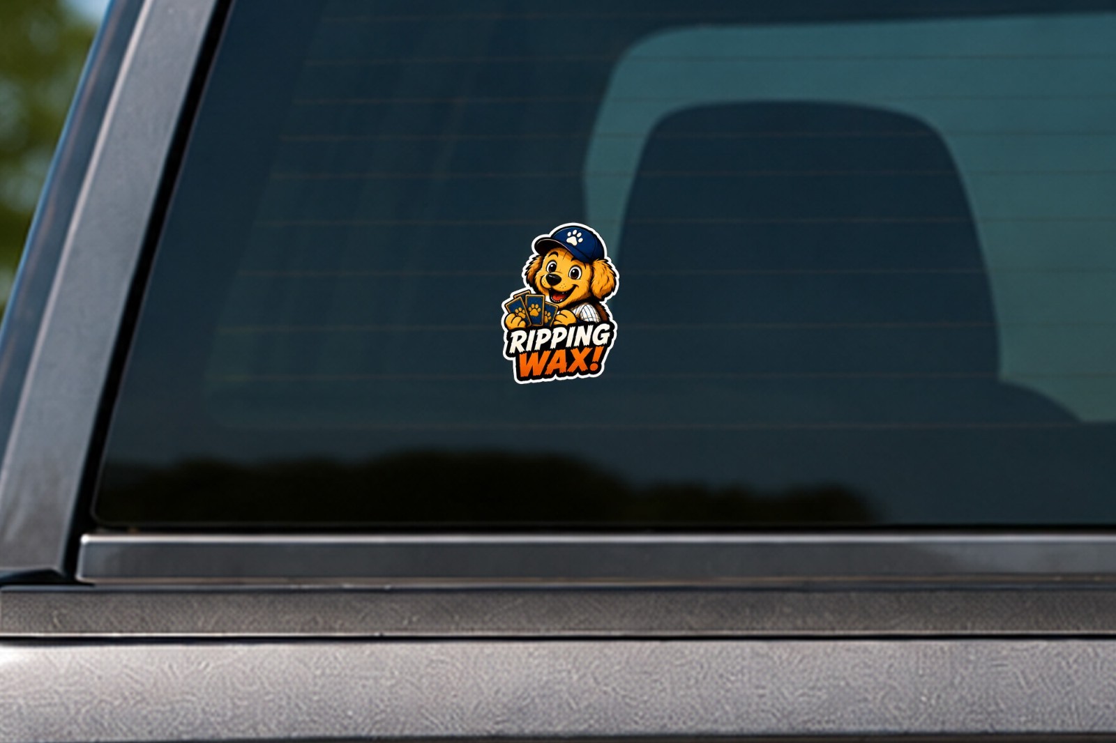 Pack Dog Decal Sticker Trading Card Pack Opening Sticker Car Window Bottle