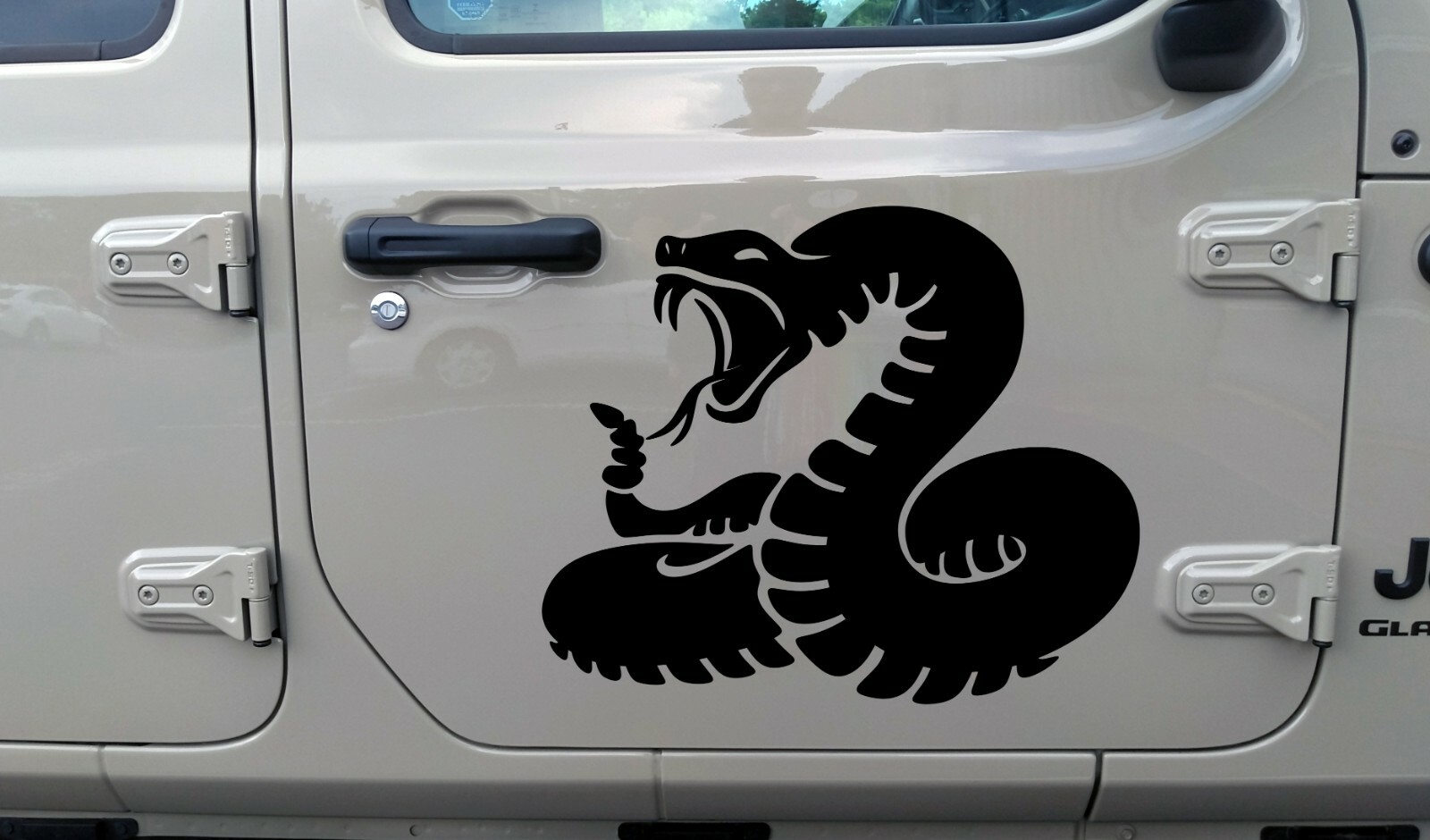 Rattlesnake Vinyl Decal V1 – Rattler Deadly Snake Coiled – Die Cut Sticker