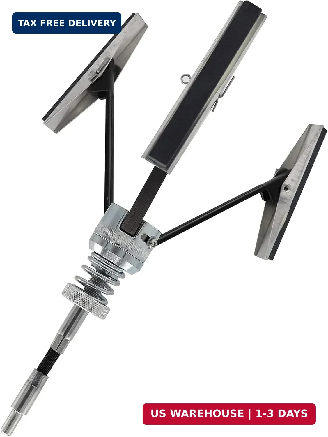 Engine Cylinder Hone Tool 2"-7" Diameter Adjustable Deglazer with 3-Piece 4" Lon