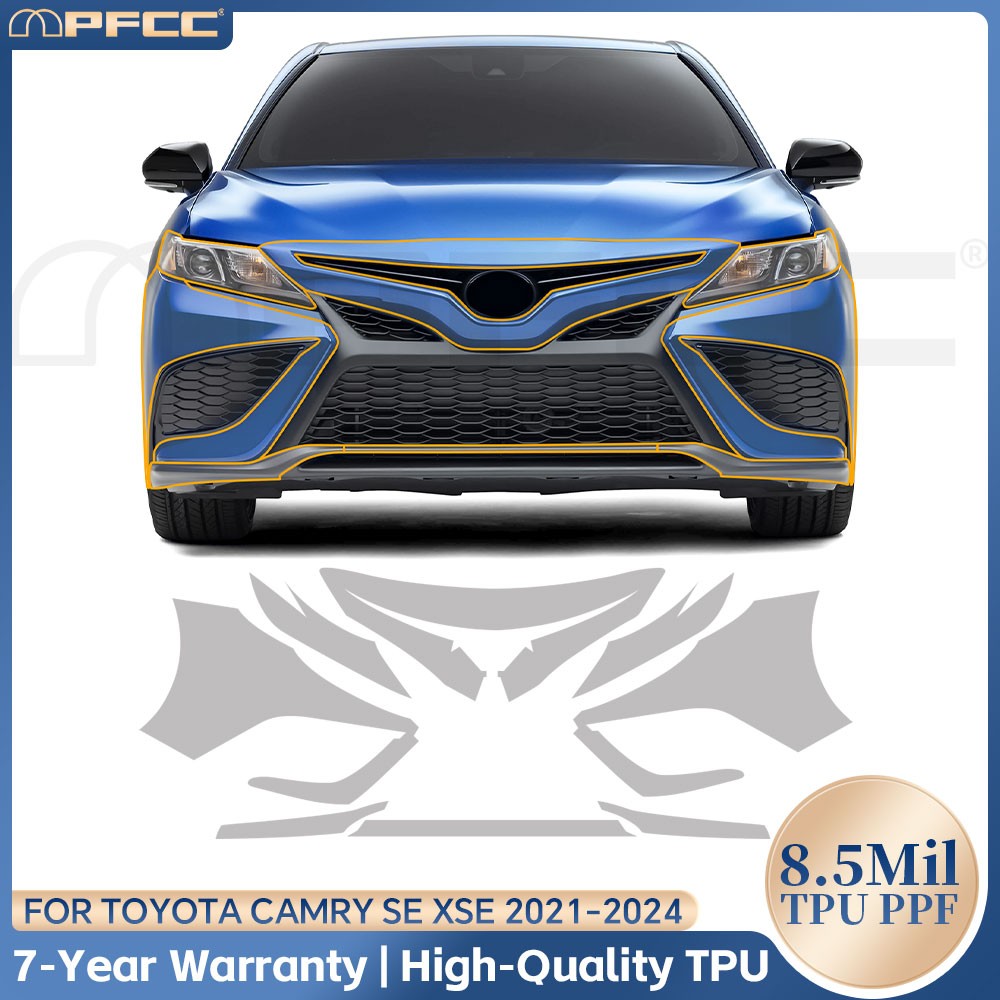 Full Vehicle PreCut PPF Paint Protection Film For Toyota Camry SE XSE 2021-2024