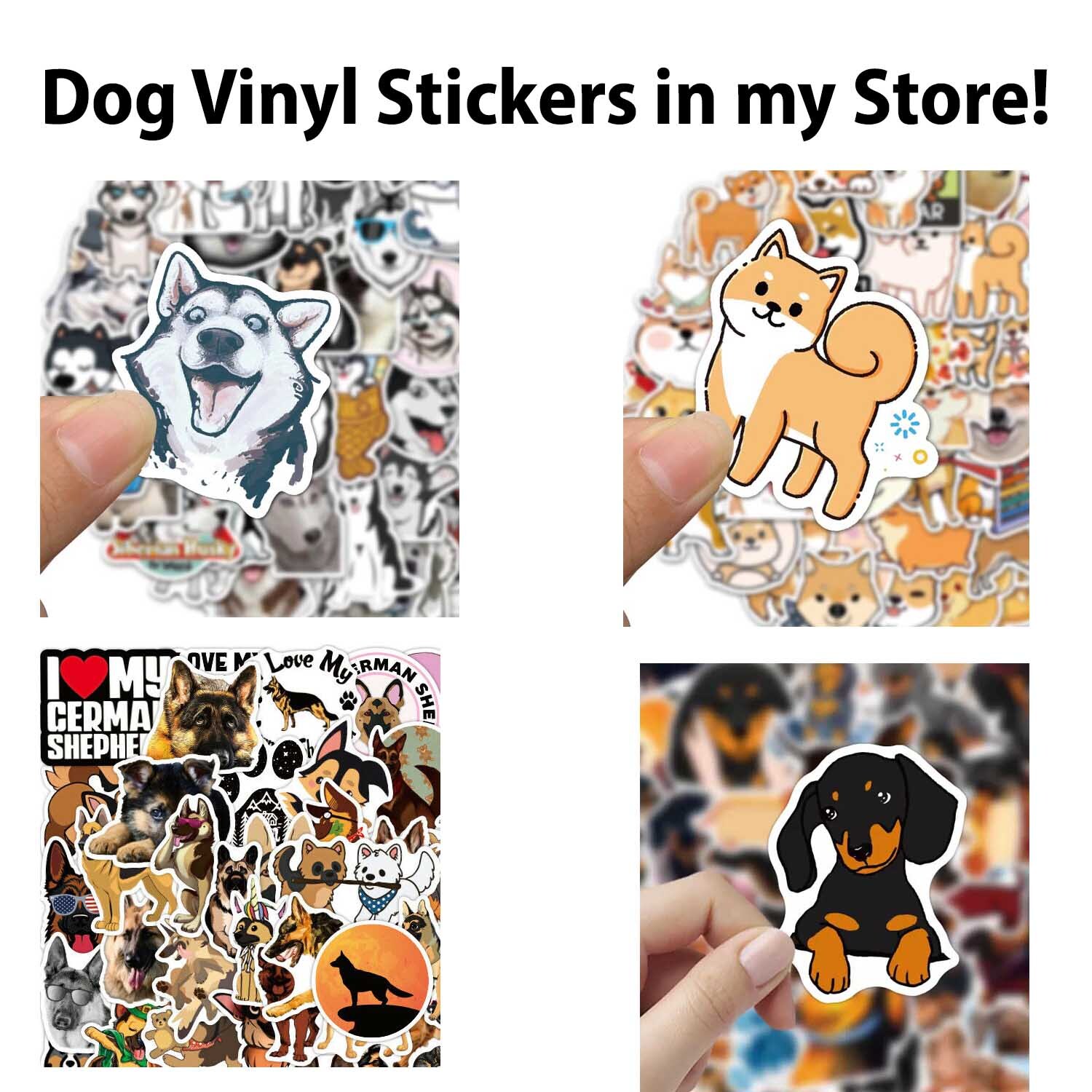 PAW PRINTS Vinyl Stickers~DOG Puppy CAT Kitten PET Animal Print~WATERPROOF Decal