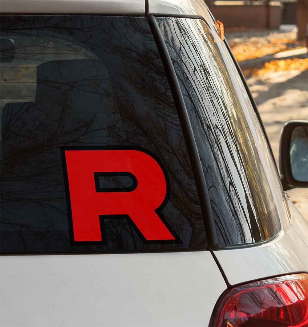 Team Rocket Logo Vinyl Decal — Pokémon Villain Sticker | Made in USA (3–6" Tall)