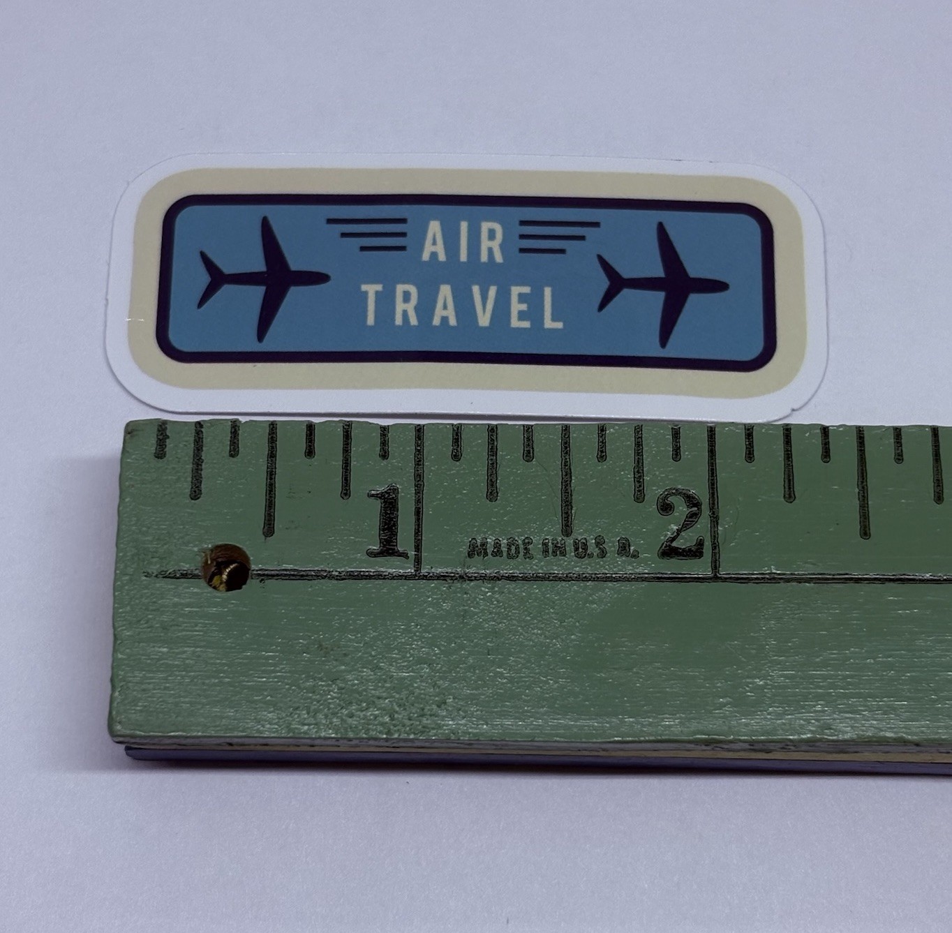 “Air Travel” Sticker Plane Flight Travel City Tour Art Decal Vinyl Souvenir Tc9