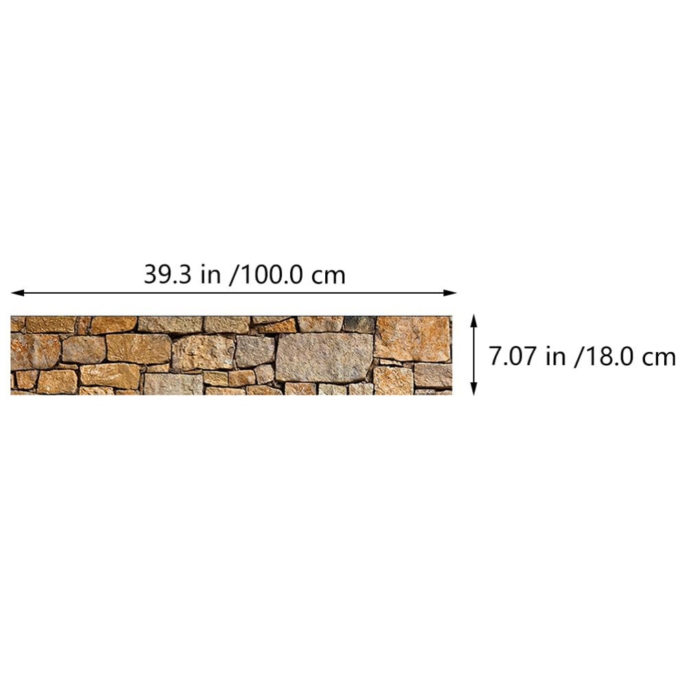 Waterproof Self-Adhesive Stair Stickers 6Pcs Creative Stone Pattern Peel and …