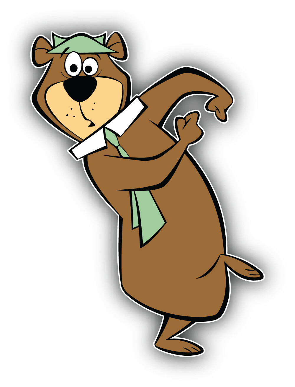 Yogi Bear Cartoon Funny Sticker Bumper Decal – "SIZES"