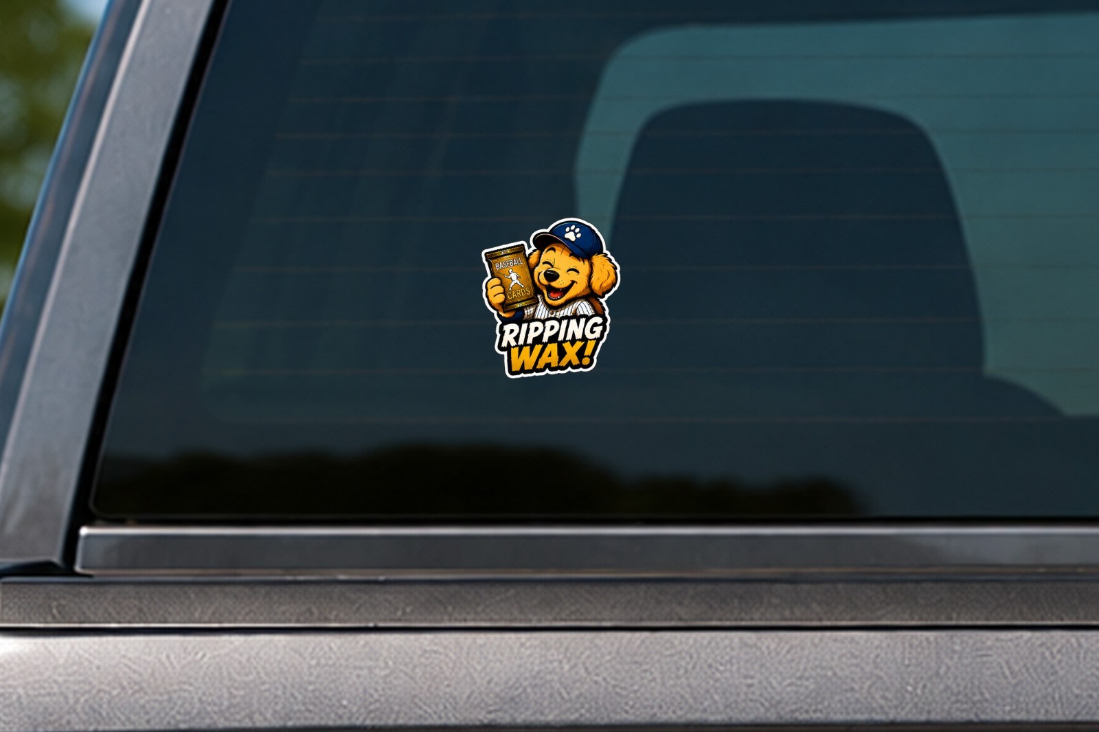 Pack Dog Decal Sticker Trading Card Pack Opening Sticker Car Window Bottle