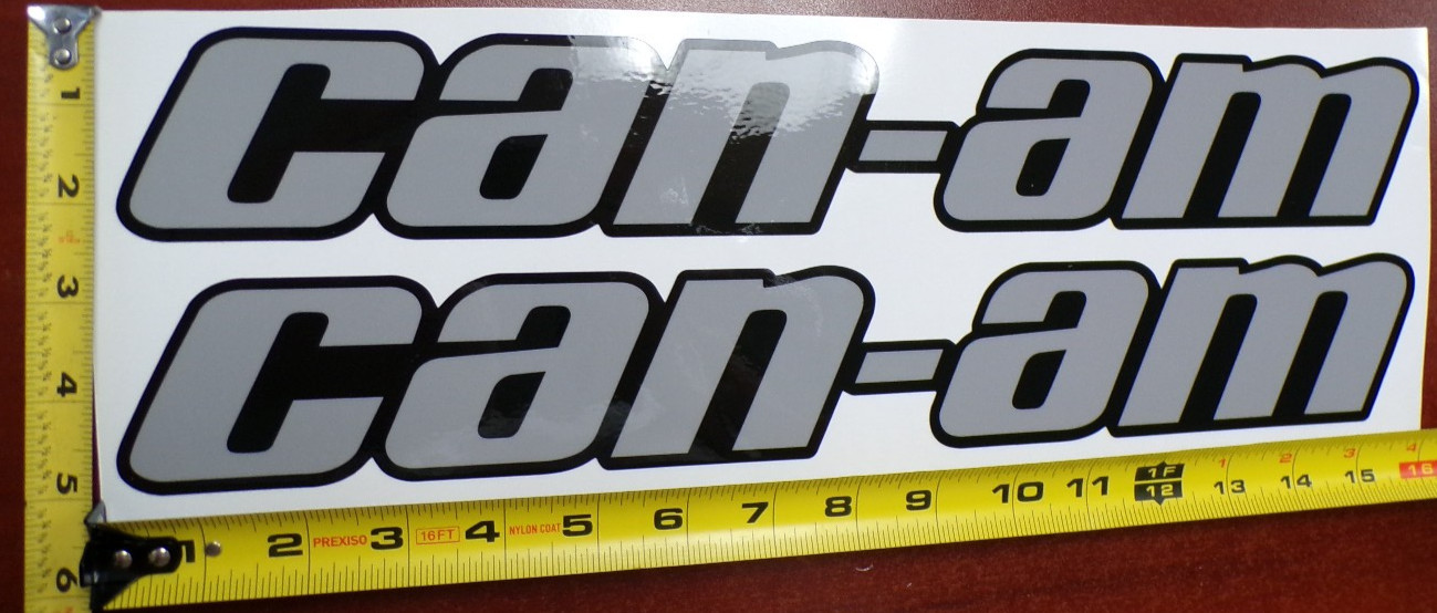 CAN-AM MAVERICK X3 R GRAPHIC DECAL STICKER USA MADE GREY BLACK CANAM FOR REAR