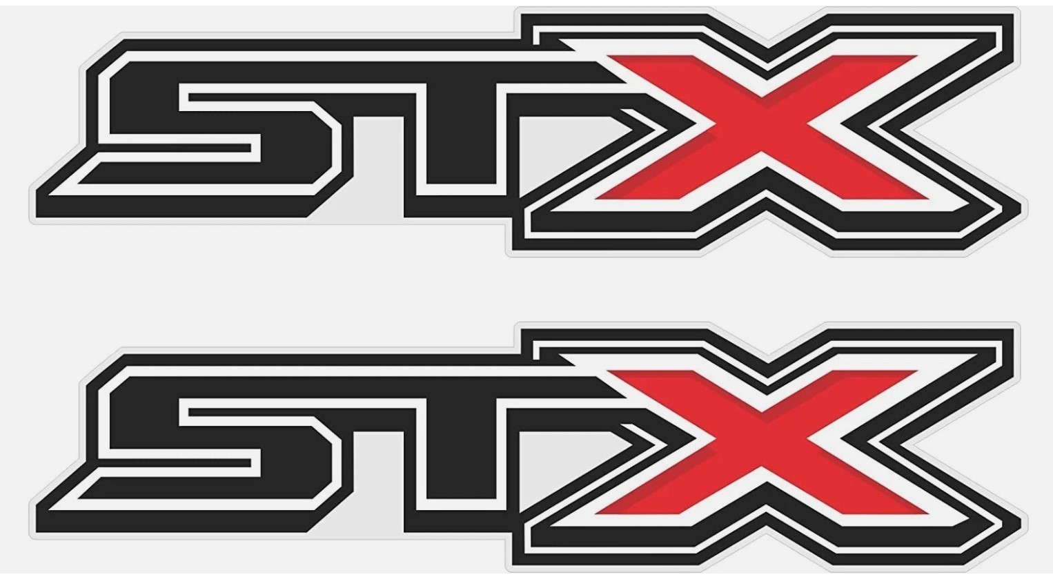 STX Decal Set Fits 2015 – 2021 Ford F150 F250 Truck Vinyl Sticker black/red