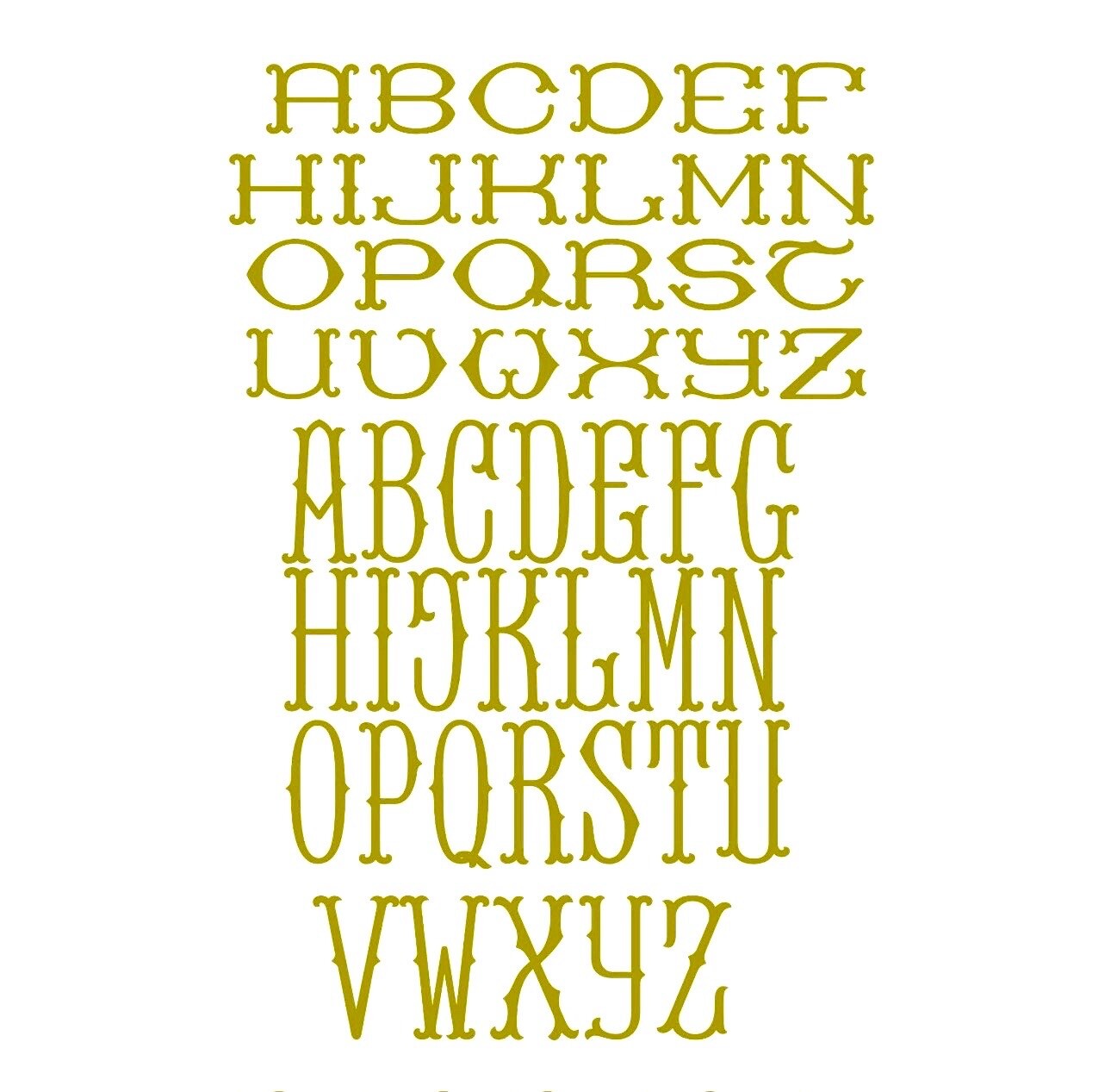 2 Letter Monogram | 55 COLORS | PERMANENT VINYL
