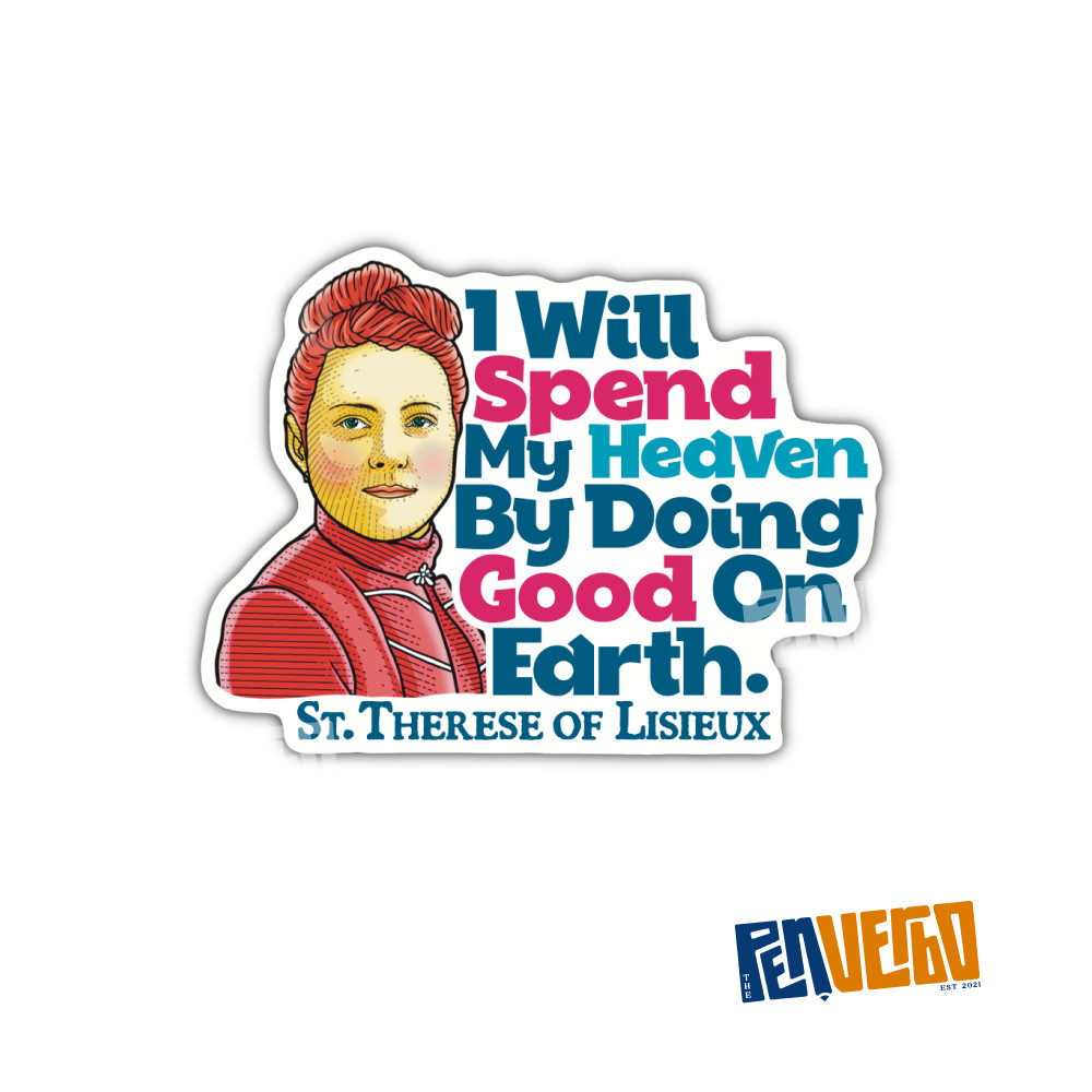 St. Thérèse of Lisieux Sticker 2pcs | Religious Gift | Saint Sticker | SQ418