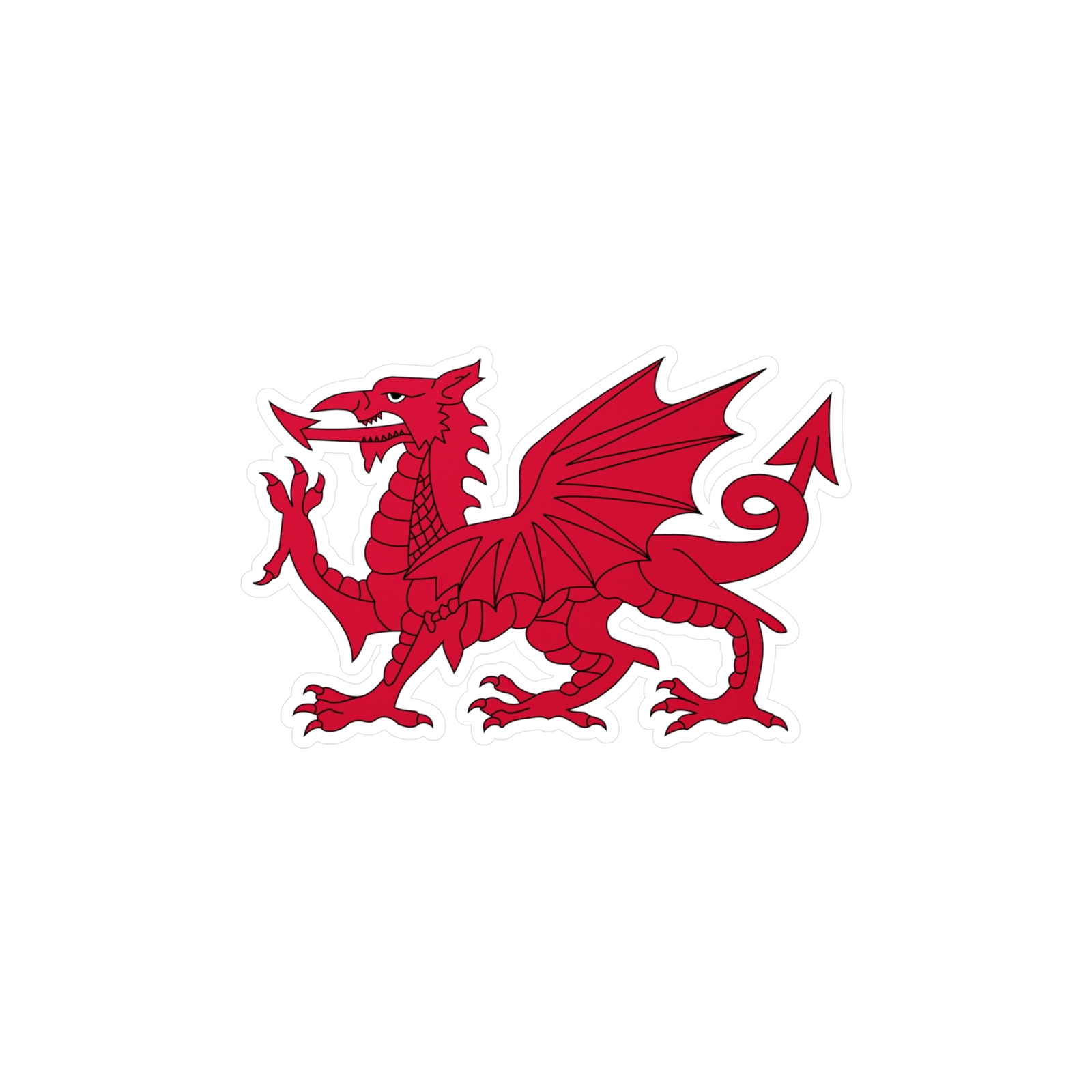 Flag of Wales Welsh Dragon Flags of the World,fictional Character Sticker Decals