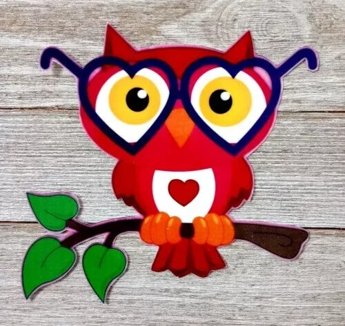 owl bird wall safe sticker animal 8 inch new