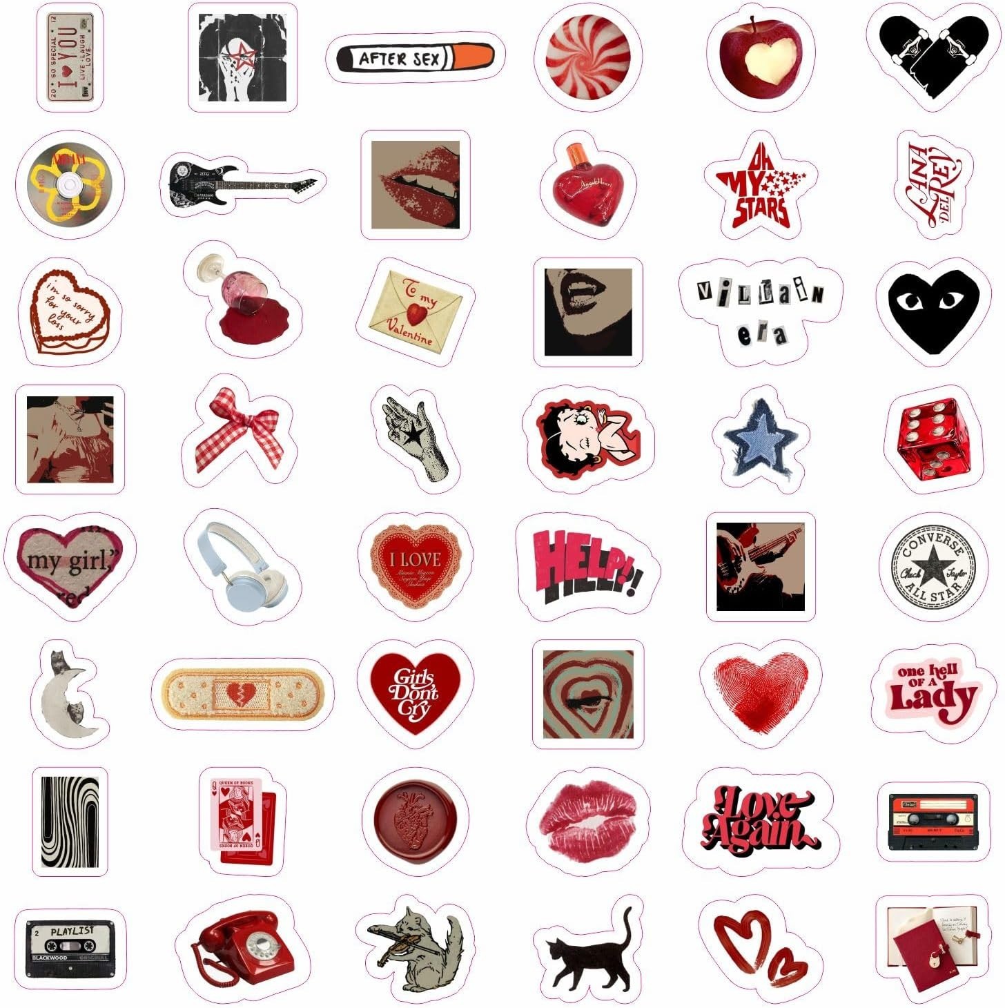 100Pcs Downtown Girl Stickers for Water Bottle and Laptop – Downtown Girl Par…