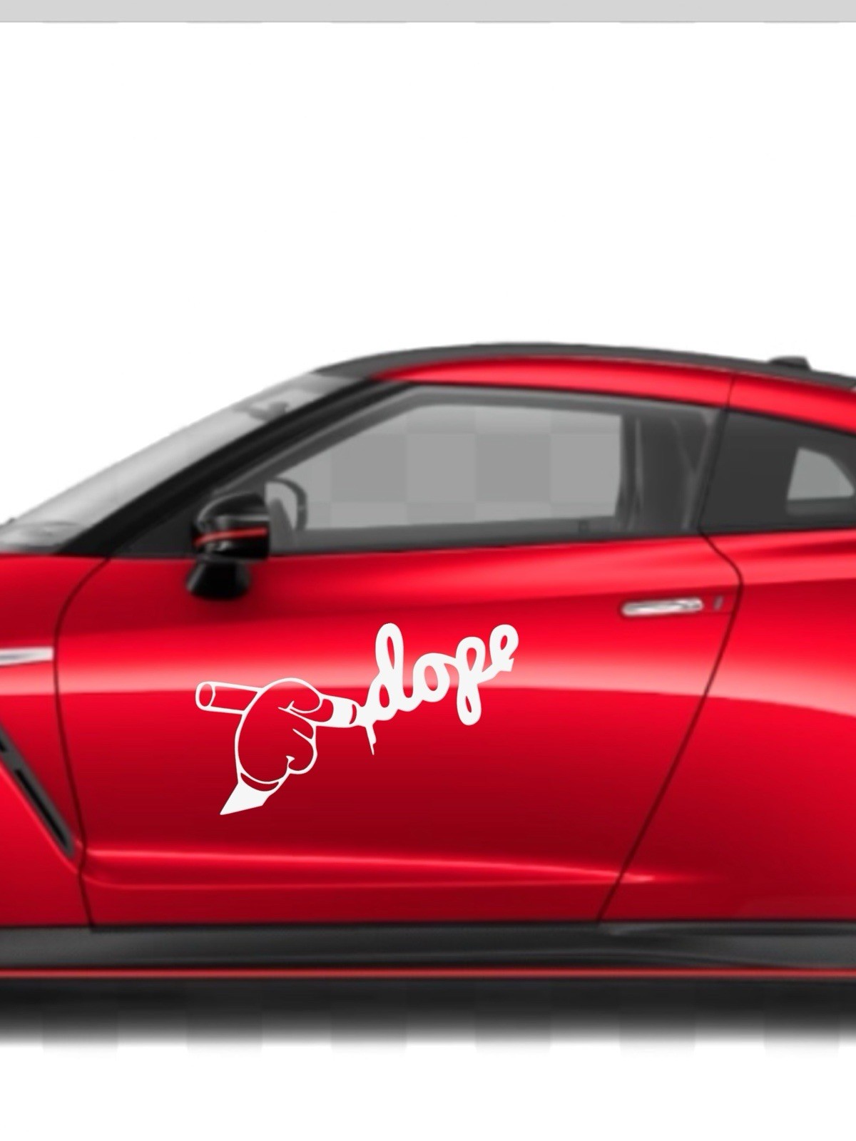 JDM Dope hand vinyl decal for most smooth surface's car, truck, laptop
