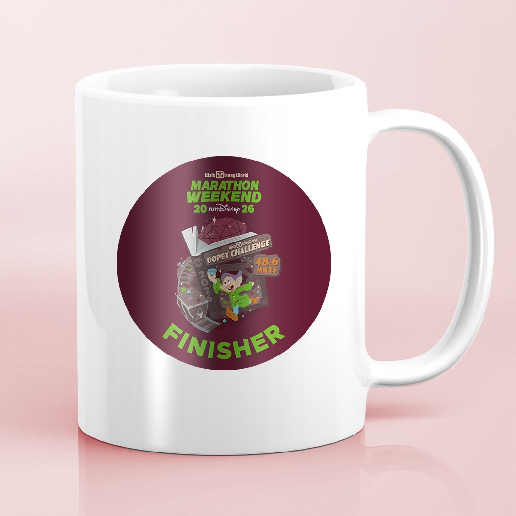 RunDisney Marathon Weekend 2026 Dopey 48.6 Miles FINISHER Water Bottle Sticker