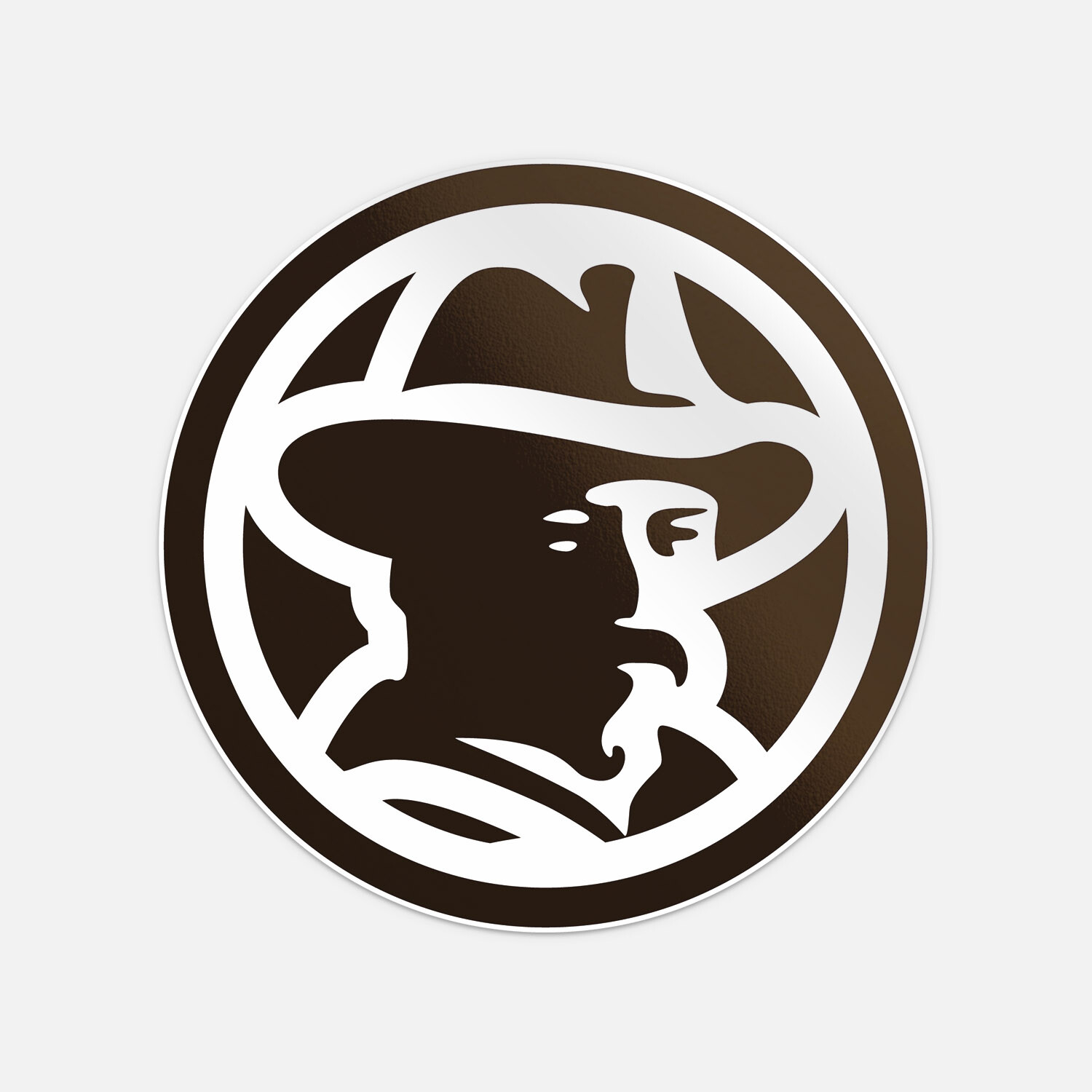 Premium Quality Man Stamp Vinyl Sticker Decal