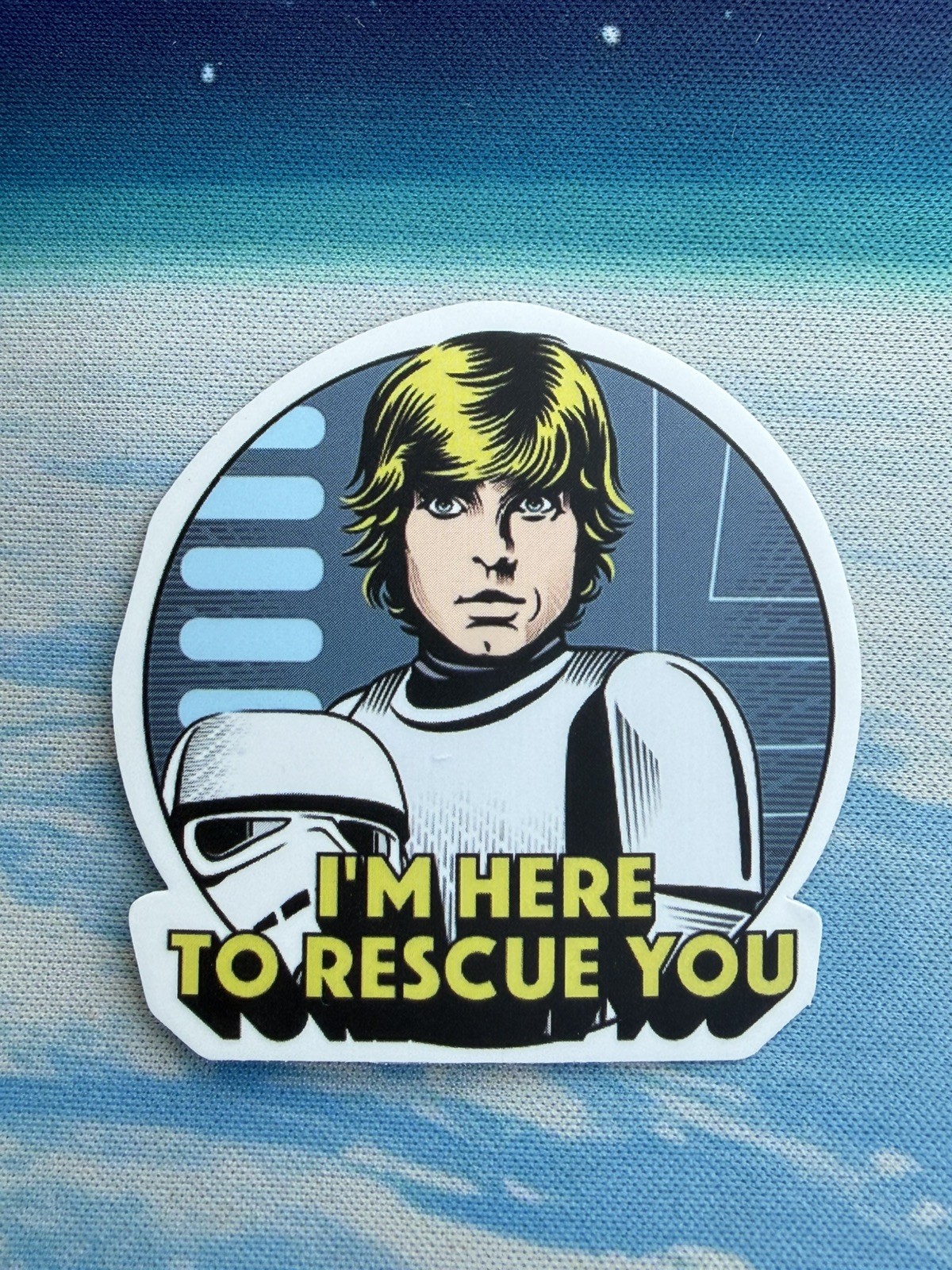 Luke Skywalke Star Wars Die-Cut Vinyl Sticker Pop Art Decal For Laptop Car Windo