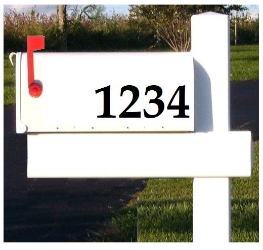 Lot of 40 White,Black,Silver,Blue Vinyl Mailbox,Tool Box,Locker Numbers [Platino