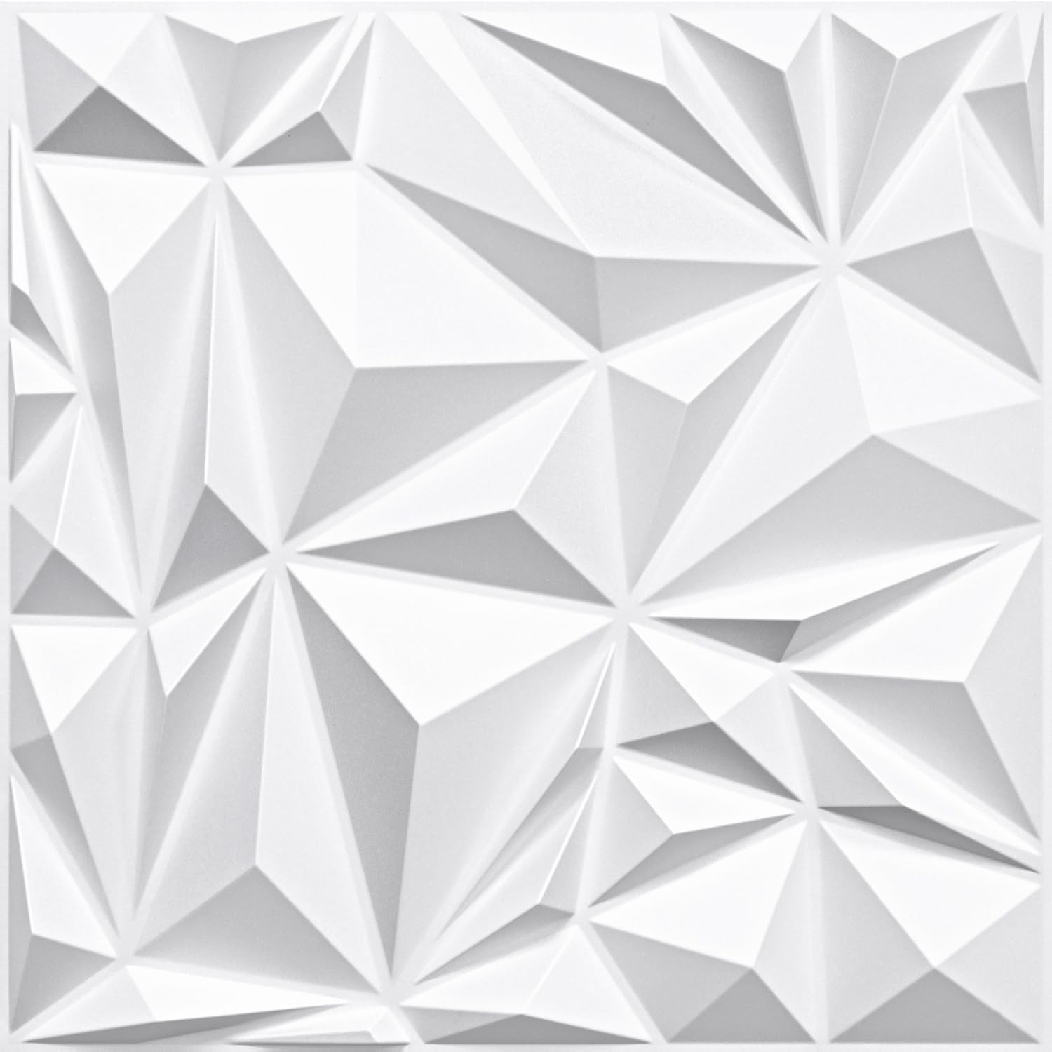 Diamond 3D Wall Panels – Paintable Textured Decor for Living Room & Bedroom