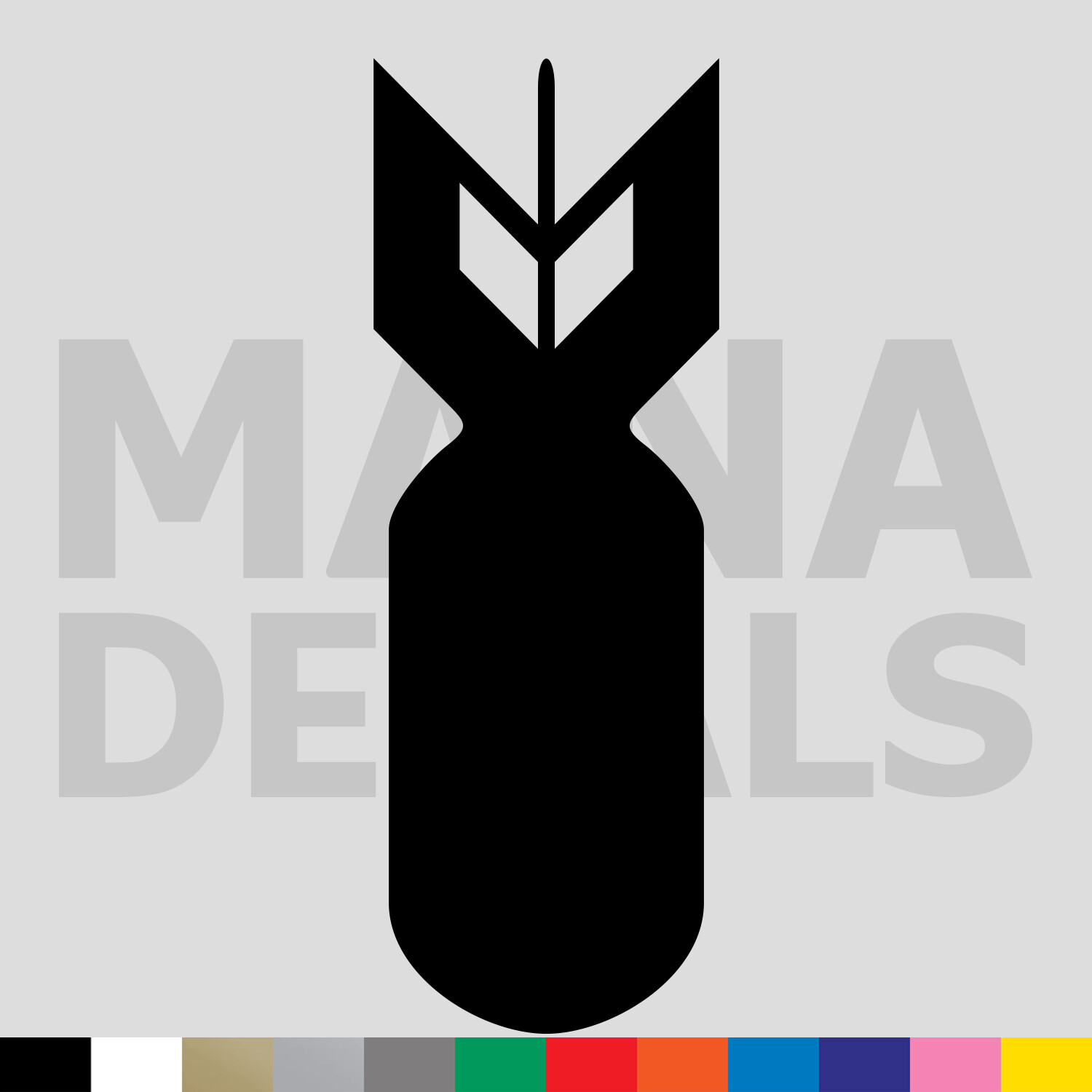 Bomb Vinyl Die Cut Decal Sticker