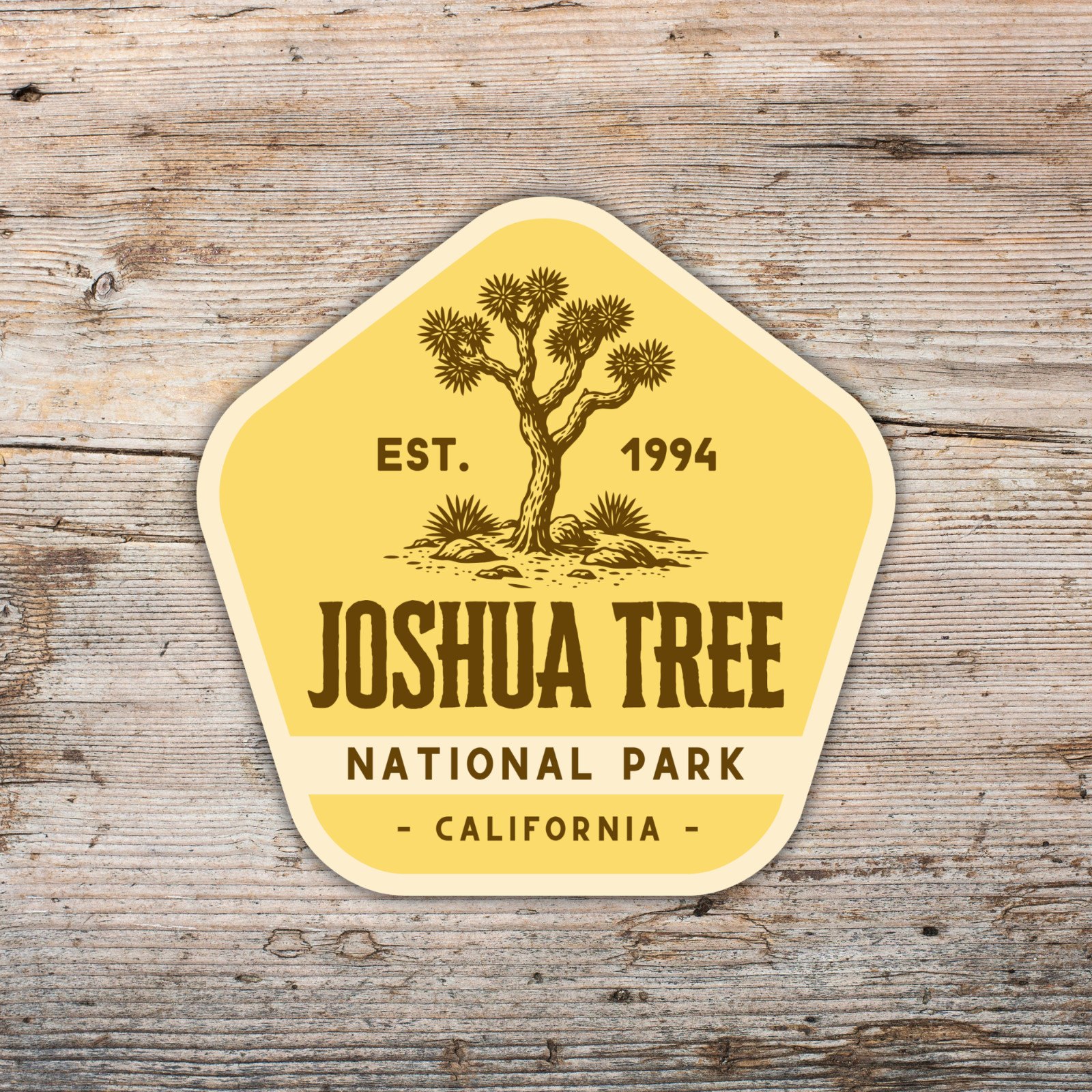 Joshua Tree National Park Sticker Retro California Desert Travel Vinyl Decal