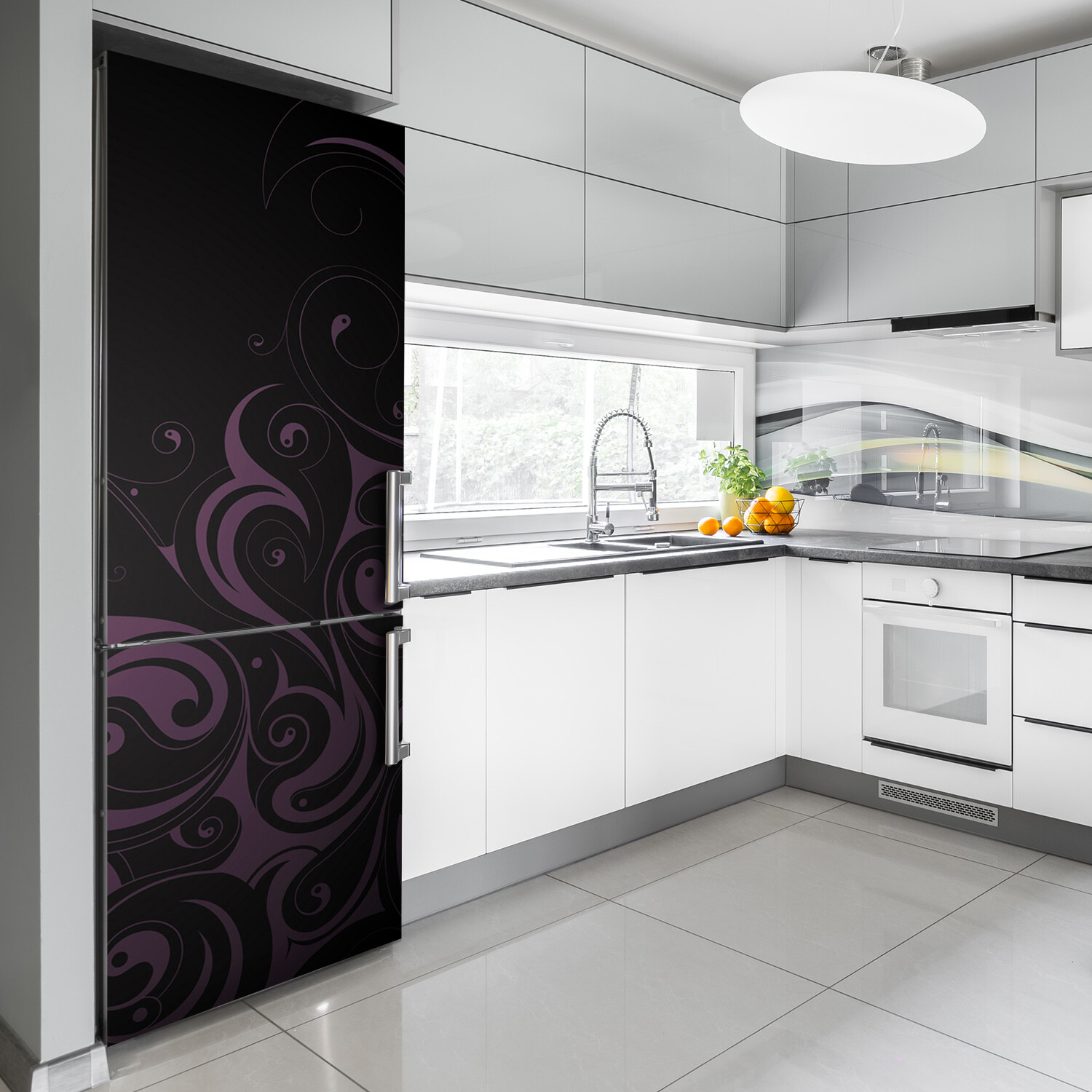 Removable Home Refrigerator Wall Sticker Magnet Decor Modern ornaments