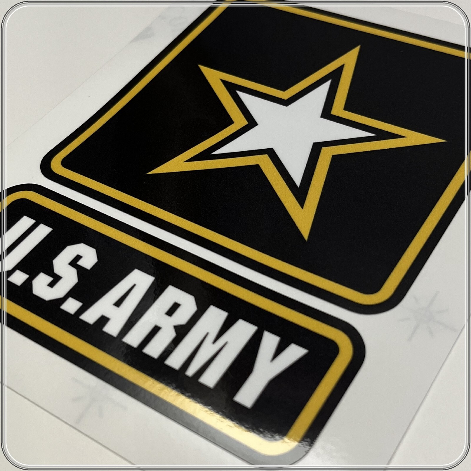 US ARMY Logo Laminated & Masked Stickers Choose from 3", 4", 5", 6" or 7" Tall