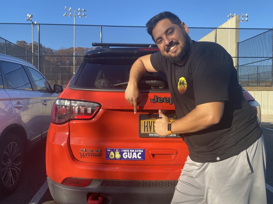 "I vote for extra GUAC" Funny Magnetic Bumper Car Magnet – Made in the USA