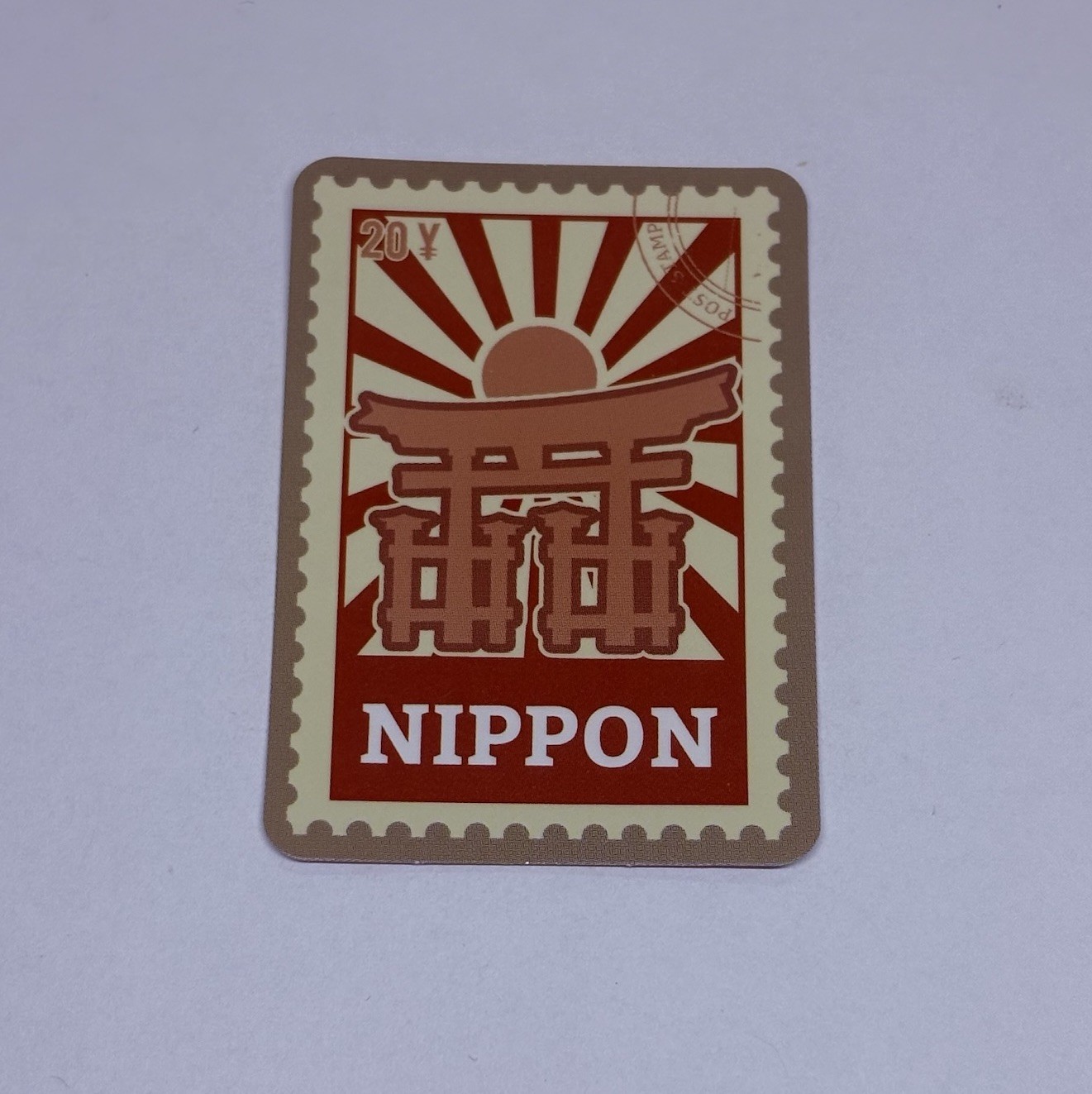 Nippon Torii Gate Postage Stamp Novelty Sticker Vinyl Decal Travel Cool Art Tc9