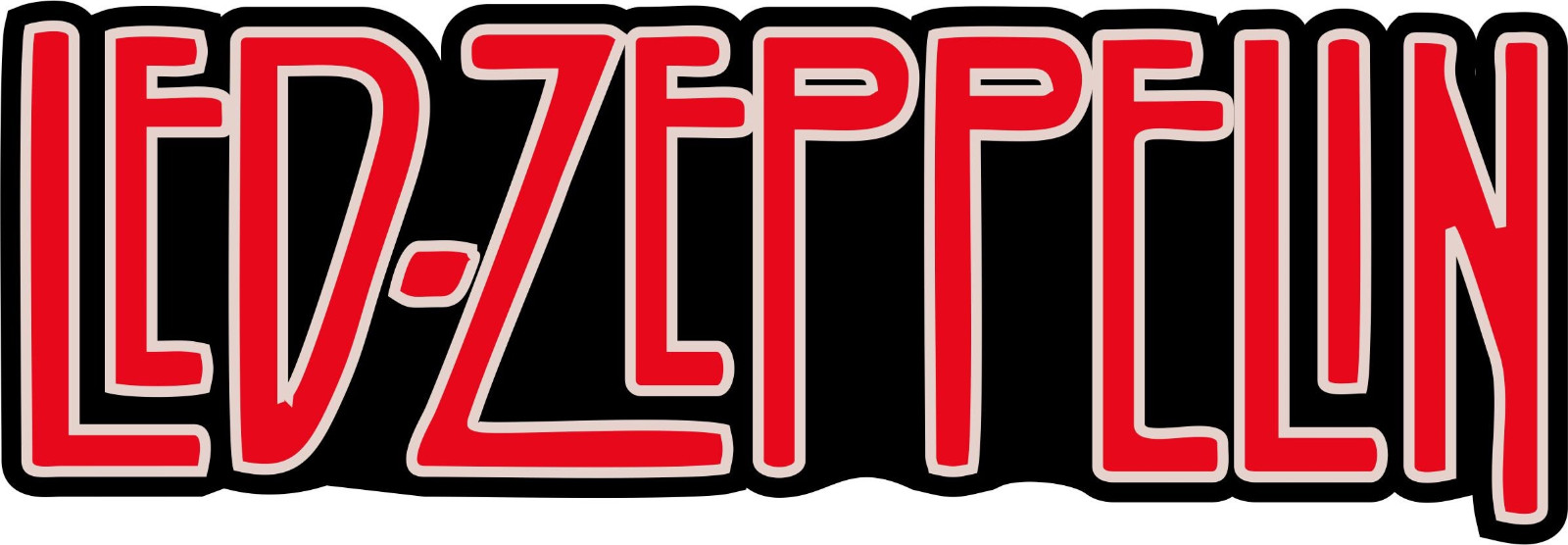 Led zeppelin sticker logo rock band weatherproof bumper vinyl decal