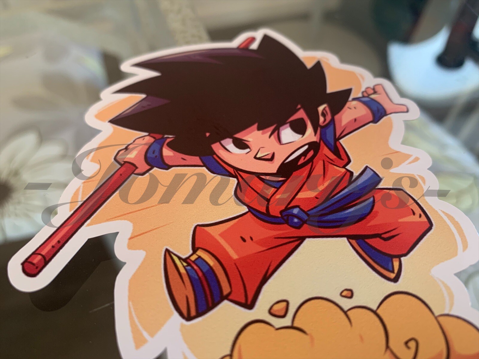 Dragon Ball Z – Anime – Goku Kakarot Chibi Custom Sticker Decal Sign manga