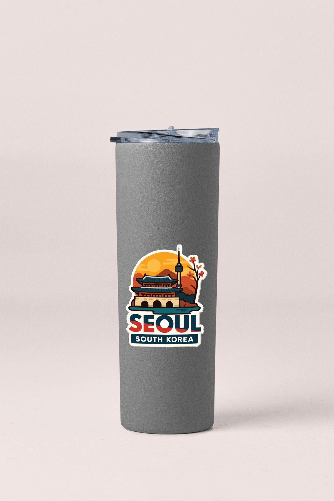 Seoul South Korea Sticker Decal Vinyl Die-Cut City Skyline Landmark Design