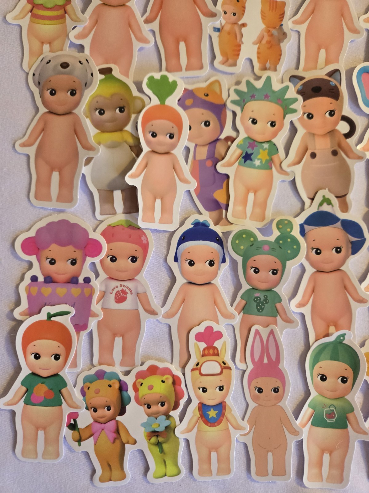 62 Pc Sonny Angel Stickers Cute Kawaii Decoration Waterproof Decals
