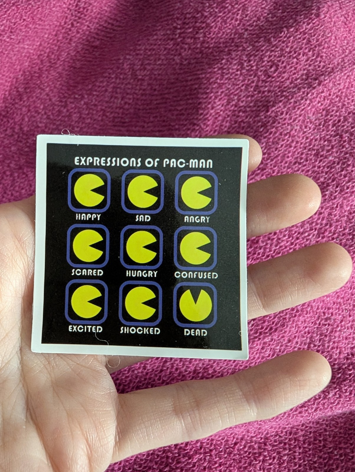 Pac-Man Sticker – Retro Arcade, Video Game, Blinky, Ghost, Pinky, Clyde