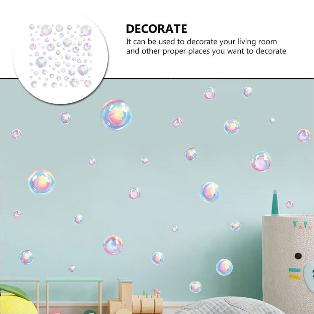 Uonlytech Bubble Wall Decal Stickers, Under The Sea 28X22X0.01CM, As Shown