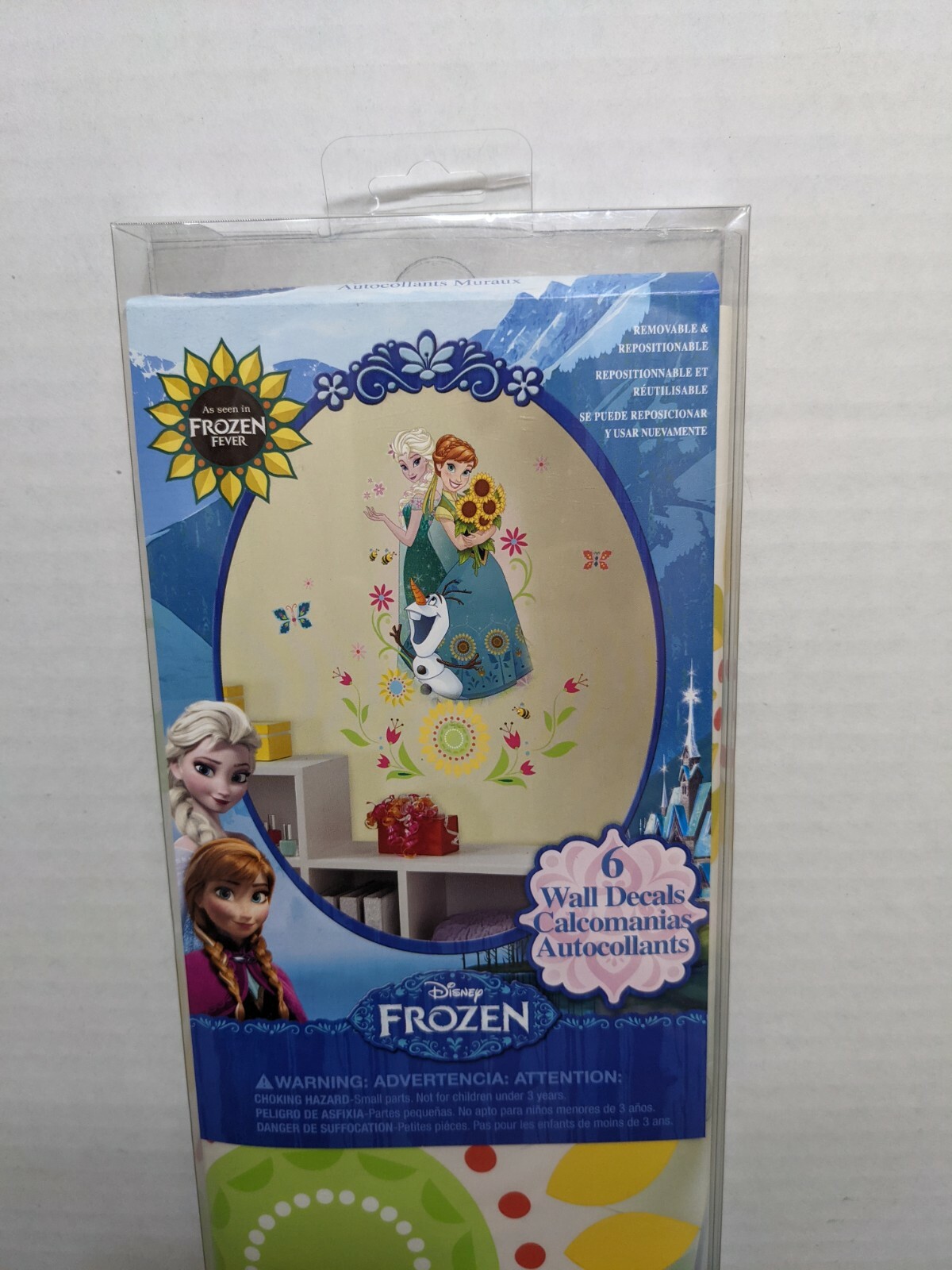 Disney Frozen Peel & Stick Wall Decals Olaf, Elsa Roommates – NEW