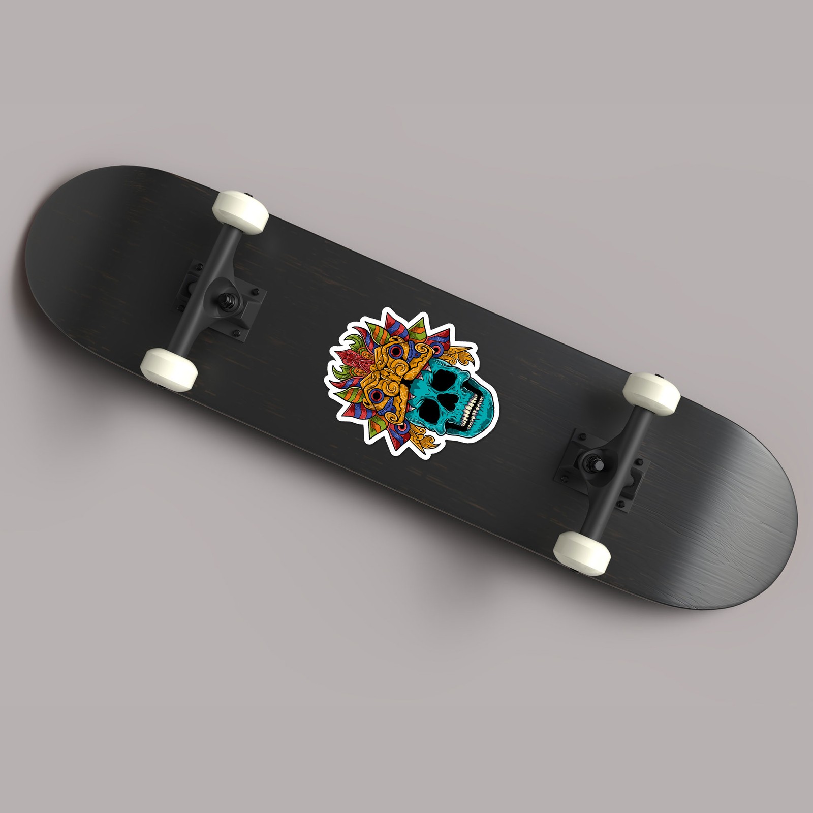 Tribal Mayan Incan Skull – Vinyl Decal Sticker – Car Window Laptop – ebn11580