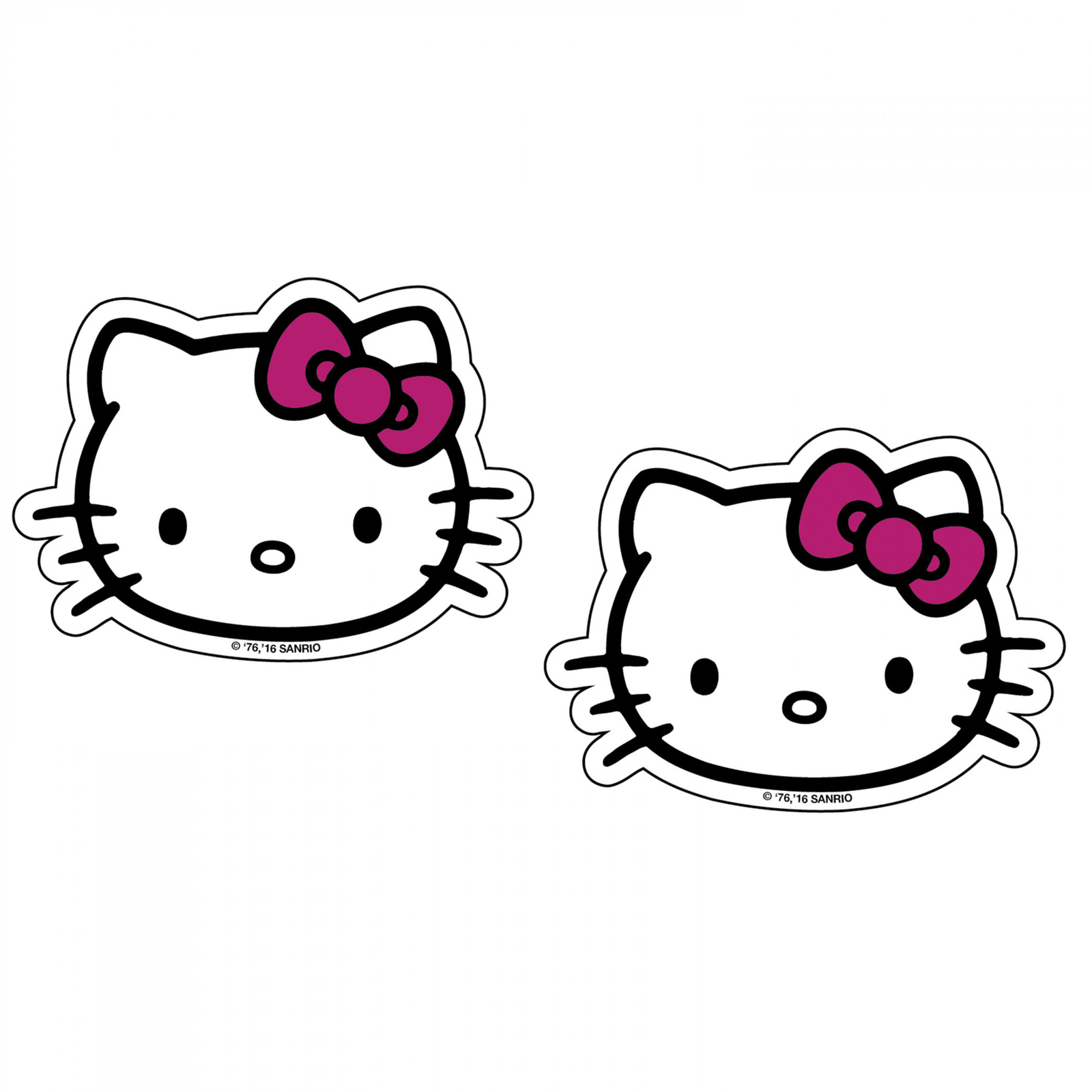 Hello Kitty 3×8 Cute Aluminum Car Decal Multi-Color