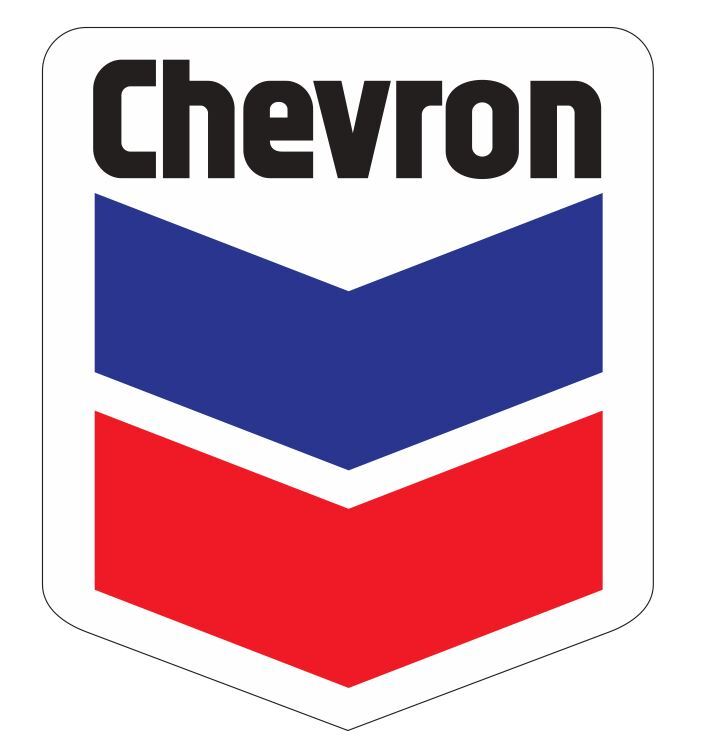 Chevron Gas & Oil Sticker Decal R172