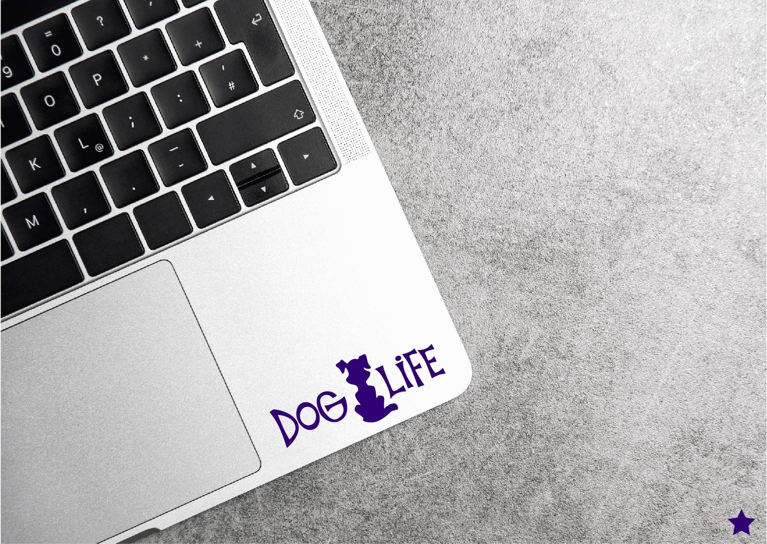Dog Life Silhouette Decal Sticker Pet Love Dogs Pawprint Puppy Rescue Breeder
