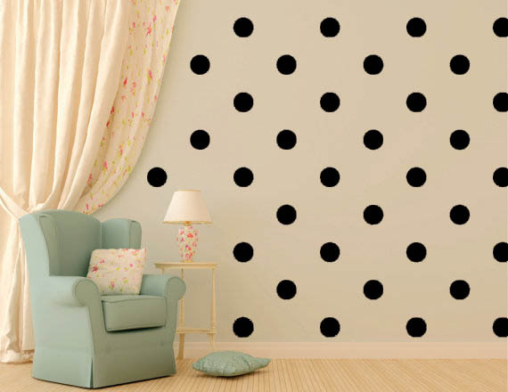 CIRCLES – 30 wall vinyl decal stickers cute room decor – 4 inch FREE SHIPPING !!